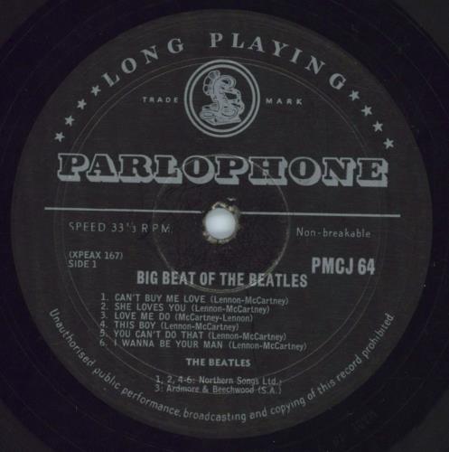 超レア/THE BIG BEAT OF THE BEATLES